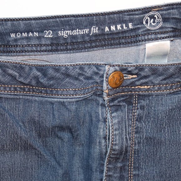 N62 Signature Fit Ankle Jeans w41x28 Inseam - Picture 4 of 9